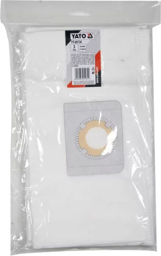 Yato szintetikus porzsák 70 liter YT-85710 porszívóhoz (3 db/cs)