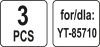 Yato szintetikus porzsák 70 liter YT-85710 porszívóhoz (3 db/cs)