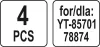 Yato papír porzsák 30 liter YT-85701 porszívóhoz (4 db/cs)