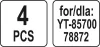 Yato papír porzsák 20 liter YT-85700 porszívóhoz (4 db/cs)