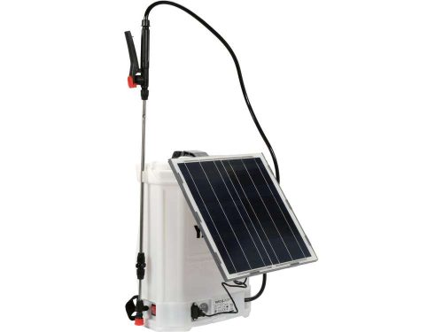Yato akkus és napelemes háti permetező 16 liter 12 V 8,0 Ah