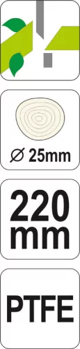 Yato metszőolló 210 mm teflon bevonattal