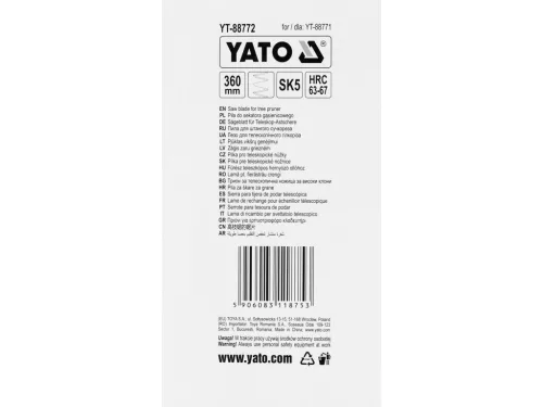 Yato kerti fűrészlap YT-88771-hez