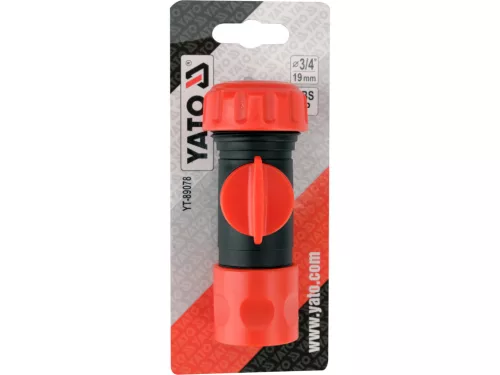 Yato gyorscsatlakozó szelepes 3/4"