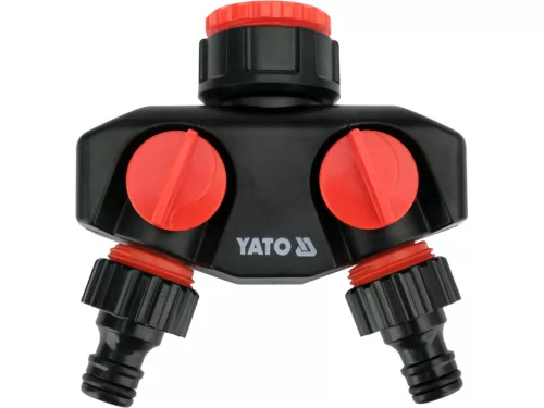 Yato csapcsatlakozó 2 kimenettel 3/4"-1"