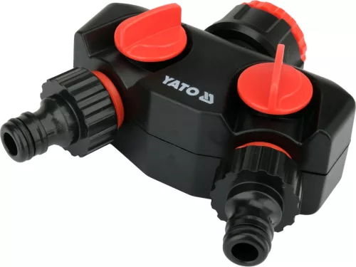 Yato csapcsatlakozó 2 kimenettel 3/4"-1"