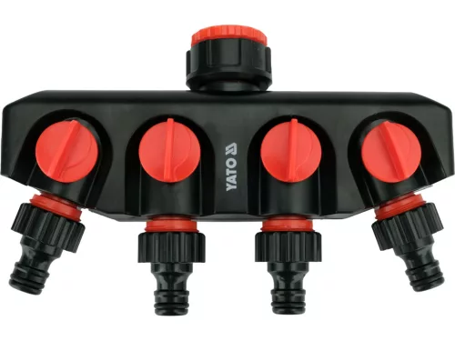 Yato csapcsatlakozó 4 kimenettel 3/4"-1"