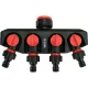 Yato csapcsatlakozó 4 kimenettel 3/4"-1"