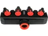 Yato csapcsatlakozó 4 kimenettel 3/4"-1"