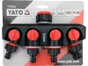 Yato csapcsatlakozó 4 kimenettel 3/4"-1"