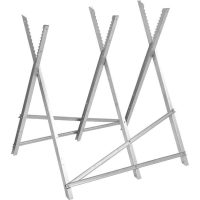 Tűzifa daraboló és tároló eszköz